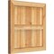 Ekena Millwork Framed Board-n-Batten Shutters, Rough Sawn Western Red Cedar, 21 1/2W x 21H, PR RBF06S21X021RWR - alternate 2